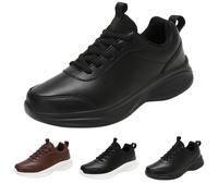 Zapatillas deportivas para hombre y mujer, ligeras, ligeras, cómodas, informales, para monopatín, senderismo, gimnasio, gimnasio, ocio, etc, Negro , 45 EU