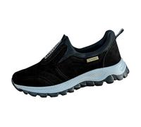 Zapatillas deportivas para hombre y mujer, zapatos de senderismo, impermeables, para otoño e invierno, cálidas, suaves, antideslizantes, cómodas, para caminar, de un solo color, para correr, de