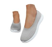 Zapatillas Deportivas para Mujer Antideslizante Casual Moda Sneakers Malla Comodas Pretty Zapatos Deportivos Slip on Clasico Ligeros Mocasines Sin Cordones Barefoot Entretiempo para Caminar Jogging