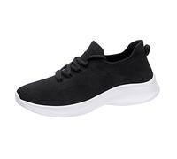 Zapatillas deportivas para mujer, cómodas, deportivas, para correr, verano, con suaves zapatillas de senderismo, para exteriores, ortopédicas, transpirables, con suela de contraste, ligeras, planas