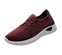 Zapatillas deportivas para mujer, con soporte de arco, suela gruesa suave, ortopédica, ligeras, transpirables, de malla, antideslizantes, cómodas, para caminar, entrenamiento, gimnasio, conducción