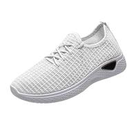 Zapatillas deportivas para mujer, con soporte de arco, suela gruesa suave, ortopédica, ligeras, transpirables, de malla, antideslizantes, cómodas, para caminar, entrenamiento, gimnasio, conducción