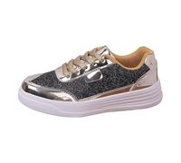 Zapatillas deportivas para mujer, de malla de verano, transpirables, cómodas, planas, suela gruesa, amortiguación, para caminar, correr, entrenamiento, con cordones, talla 35,5-38,5 EU, rose gold