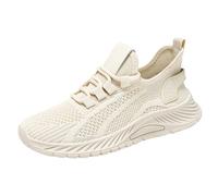 Zapatillas deportivas para mujer, de malla transpirable, gruesas, antideslizantes, para caminar, con soporte de arco, con cordones, ligeras, para gimnasio, tenis, para mujer, informales, cómodas, para