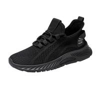 Zapatillas deportivas para mujer, de malla transpirable, gruesas, antideslizantes, para caminar, con soporte de arco, con cordones, ligeras, para gimnasio, tenis, para mujer, informales, cómodas, para