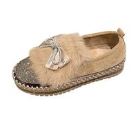 Zapatillas deportivas para mujer, informales, de gran tamaño, para el tiempo libre, zapatos planos modernos, tipo de suela Matsutake, zapatillas de estar por casa, color blanco, caqui, 40 EU