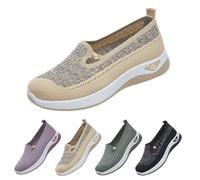 Zapatillas Deportivas para Mujer Transpirables Entretiempo Moda Sneakers Sin Cordones Comodas Casual Zapatos Deportivos Malla Pretty Ligeros Calzado Slip on Mocasines Clasico para Atlético Jogging