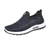 Zapatillas deportivas para mujer y hombre, calzado de entrenamiento, para despertar, fitness, cómodo zapato de malla para atletismo, zapatillas de correr transpirables y ligeras, Black, 40 2/3 EU