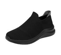 Zapatillas deportivas para mujer, zapatillas de deporte, elegantes y cómodas, de malla transpirable, para el tiempo libre, con suela suave para hombres y mujeres. Entrenadores para mujer, Negro