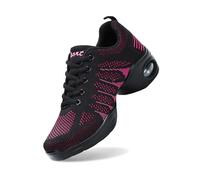Zapatillas deportivas para mujer, zapatillas deportivas de jazz para mujer, zapatillas deportivas de danza y danza con cordones, almohadillas de aire, zapatillas de fitness para mujer, Other, 35 EU
