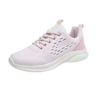 Zapatillas deportivas para mujer, zapatos deportivos para mujer, para el tiempo libre, con cordones, viajes, suela suave, zapatos cómodos, zapatos de malla al aire libre, correr, moda, deportes