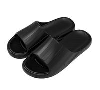 Zapatillas deportivas para niña, casa antideslizante, masaje, transpirables, suela suave, secado rápido, zapatos bajos, cómodas, zapatillas calcetines, Negro , 45 EU