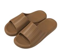 Zapatillas deportivas para niña, casa antideslizante, masaje, transpirables, suela suave, secado rápido, zapatos bajos, cómodas, zapatillas calcetines, café, 45 EU