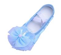 Zapatillas Deportivas para Niñas con Cordón y Ballet Performance Yoga Danza (Blue, 35.5 Big Kids)