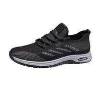 Zapatillas deportivas para primavera y verano, transpirables, parte inferior plana, ligeras, anchas, antideslizantes, para caminar, color sólido, estilo informal, para el tiempo libre, para correr