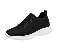 Zapatillas Deportivas para Uso Diario con Alza Que Ofrece Comodidad y Estilo en Cada Paso Calzado versátil para Running y Vida Cotidiana sin Perder Elegancia (Black, 36) #195