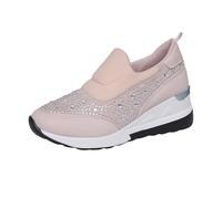 Zapatillas deportivas sin cordones para mujer, cómodas, de plataforma, baratas, sin cordones, suela suave, zapatillas ligeras, antideslizantes, casuales, zapatos de modernización de los pies, rosa, 38