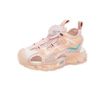 Zapatillas deportivas unisex para niños, ligeras, transpirables, para correr, actividades al aire libre, transpirables, zapatillas de interior, Rosa., 32 EU