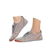 Zapatillas deportivas unisex transpirables para mujer, de malla, de secado rápido, para buceo, natación, surf, playa, yoga, surf, piscina, descalzo, gimnasio, etc, gris, 42 EU