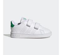 Zapatillas deportivas velcro Bebé adidas Advantage blanco verde del 20 al 27 20