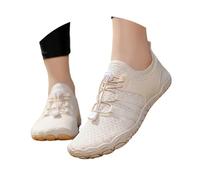 Zapatillas Deportivas versátiles para Actividades al Libre Senderismo Playa Piscina Gimnasio y Aventuras al Libre con innovadora para Mujer (Beige, 39) #119
