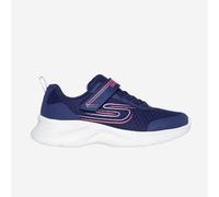 Skechers Tenis Dynamatic Nonstop Speed para niña, Malla Azul Marino con Ribete Lavanda, 1.5 UK Child