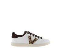 Zapatillas efecto cuero y estampado animal mujer Victoria 38