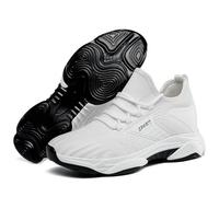 Zapatillas elevadoras Hombre 10 cm de Sport, Basket Verano Cuentos, Zapatillas con Cordones de Malla, Sneakers Suela Gruesa, Tenis Bajos con Parte Superior Calada | Caminar, Running Ligero, Oficina