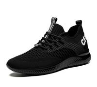 Zapatillas elevadoras para hombre, 10 cm, 8 cm, suela flexible, invisible y elevador, zapatos ligeros, suela antideslizante, zapatos de cuña, Negro Z 6 cm, 39 EU