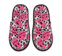 Zapatillas Estar Por Casa Calabazas De Halloween Pantuflas Interior Y Exterior Pantuflas De Algodón Cálidas Pantufla Para Hotel Viaje Para El Hogar M