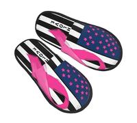 Zapatillas Estar Por Casa Cinta De Concientización Sobre El Cáncer De Mama Elegante Pantufla Gruesa Pantuflas Para El Hogar Zapatillas De Casa Para Viaje Hotel L