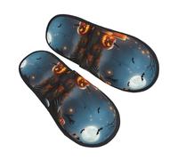 Zapatillas Estar Por Casa Halloween Espeluznante Adulto Pantufla Interior Y Exterior Pantuflas De Algodón Dormitorio Pantuflas Para Hotel Spa L