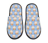 Zapatillas Estar Por Casa Hámster Lindo De Dibujos Animados Elegante Pantufla Acogedoras Zapatilla Adulto Zapatillas De Casa Para Spa Hotel Para El Hogar M