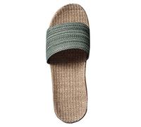 Zapatillas Estar por Casa Hombre Zapatillas Casa Barefoot Verano Lino Comodo Lino Hogar Deslizamiento Suela Gruesa Slippers Piscina Zapatilla Verano