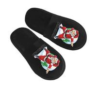Zapatillas Estar Por Casa Papá Noel Bailando Claqué Zapatillas De Casa Hombre Y Mujer Pantufla Cálidas Zapatilla Para Viaje Spa Hotel L