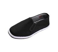 Zapatillas estilo tradicional de Pekín chino, zapatillas Kung Fu y Tai Chi, suela de goma unisex, negras, estilo tradicional chino, zapatillas holgadas, zapatillas de Kung Fu, Gris oscuro2., 37 EU
