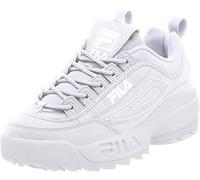 Zapatillas Fila Strada Disruptor para hombre, Blanco (Blanco/blanco/blanco), 42 EU