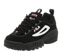 Zapatillas Fila Strada Disruptor para hombre, Negro (negro, blanco, rojo (Black/White/Vin Red)), 44 EU