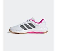adidas Mujer Dropset Base Training Shoes, Cloud White/Grey Five/Shock Pink, 40 2/3 EU
