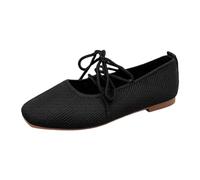 Zapatillas Fitness Mujer Zapatos Individuales lanos Informales de Punto bajo Transpirables de Color sólido a la m da para Mujer Zapatillas Antideslizantes diseño Minimalista (42)