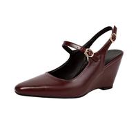 Zapatillas Fitness Mujer Zapatos Individuales lanos Informales de Punto bajo Transpirables de Color sólido a la m da para Mujer Zapatillas Antideslizantes diseño Minimalista (Brown-g, 40)