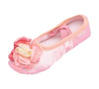 Zapatillas Florales Ballet niña Blanda Elegantes Baile Danza Calzado Deportivo Infantil (27.5 Little Child)