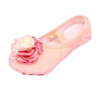 Zapatillas Florales Ballet niña Blanda Elegantes Baile Danza Calzado Deportivo Infantil (Beige, 29.5 Little Child)