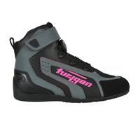 Zapatillas Furygan V4 Easy D3O Lady Negro y rosa 38