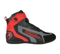 Furygan V4 Easy D3O, zapatos impermeables 47 EU male Negro/Gris/Rojo