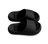 Zapatillas genéricas cómodas para mujer con cordones de EVA para interior y exterior de verano antideslizantes para baño ducha playa, Le Noir, 44 EU