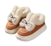 Zapatillas genéricas con relleno - Zapatos con todo incluido Casual Zapatos Casa Gruesa Invierno Moda Zapatillas de Algodón de Invierno Transpirable Liso Zapatillas cálidas y cómodas, caqui, 39 EU