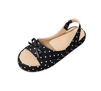 Zapatillas genéricas para mujer, sandalias de verano con diseño de besos, para una comodidad diaria y una transpirabilidad óptima., Le Noir, 36 EU
