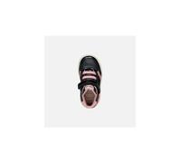 Geox B Gisli Girl, Zapatillas Bebé-Niñas, Black Old Rose, 21 EU