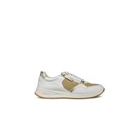 Geox D Bulmya B, Zapatillas Mujer, Lt Gold White, 36 EU